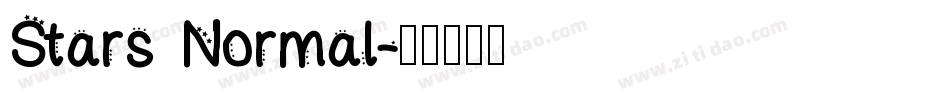 Stars Normal字体转换